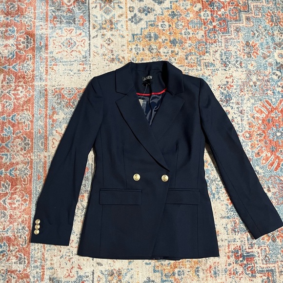 NWT JCrew Devon navy blazer - Picture 1 of 9